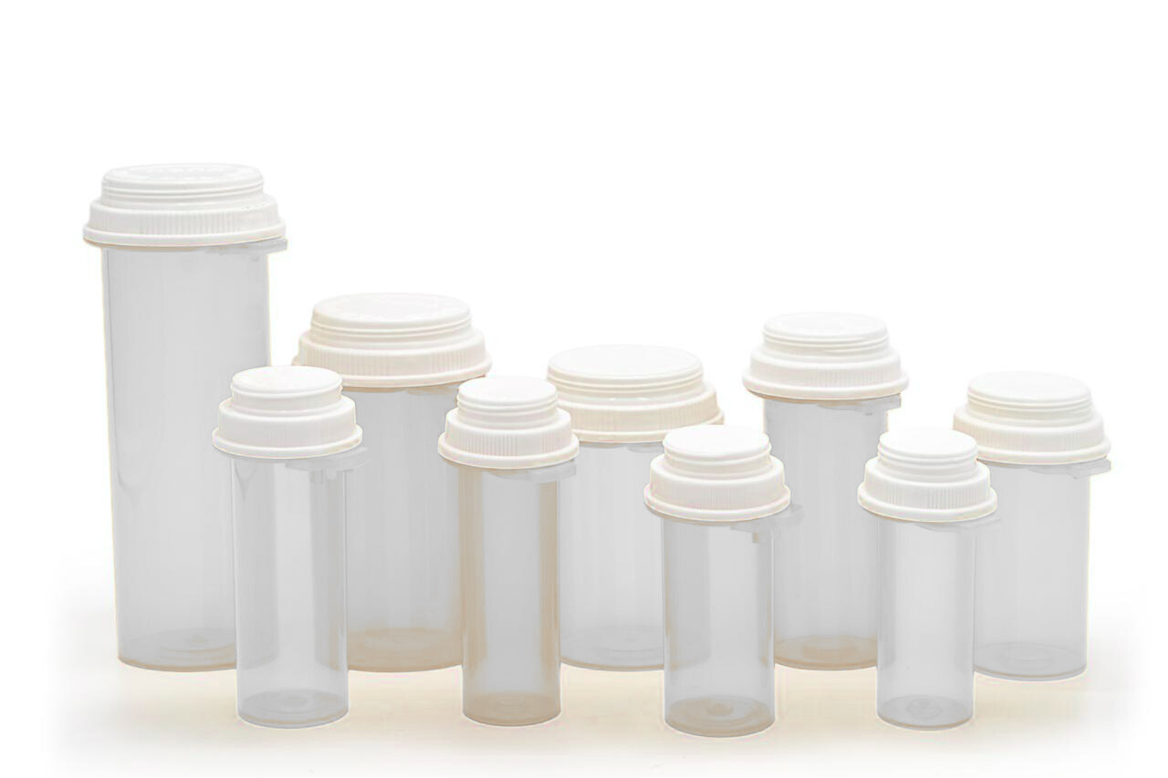 Reversibles Vials-  Dual purpose caps